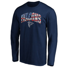 NFL Atlanta Falcons Banner Wave Long Sleeve T-Shirt