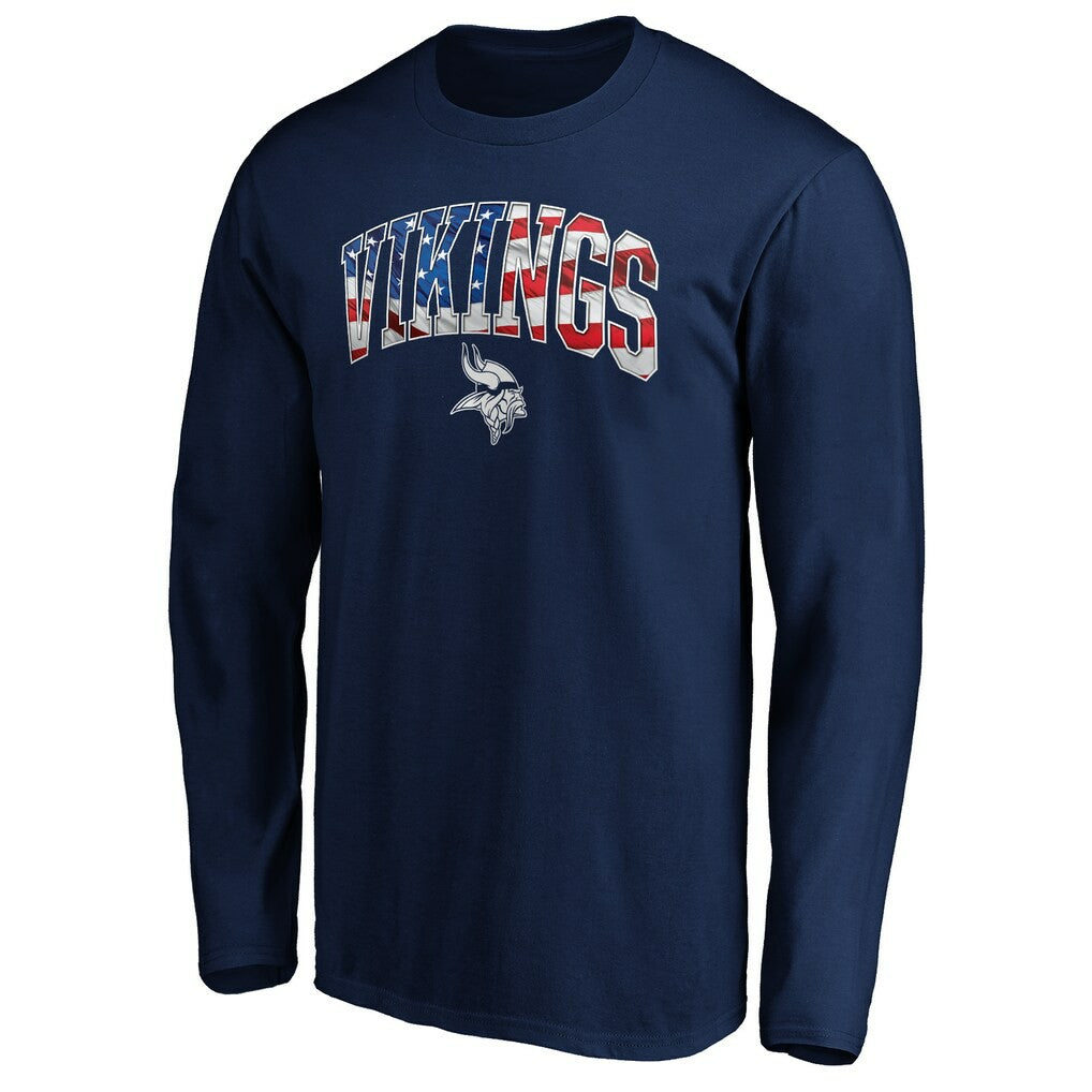 NFL Minnesota Vikings Banner Wave Long Sleeve T-Shirt