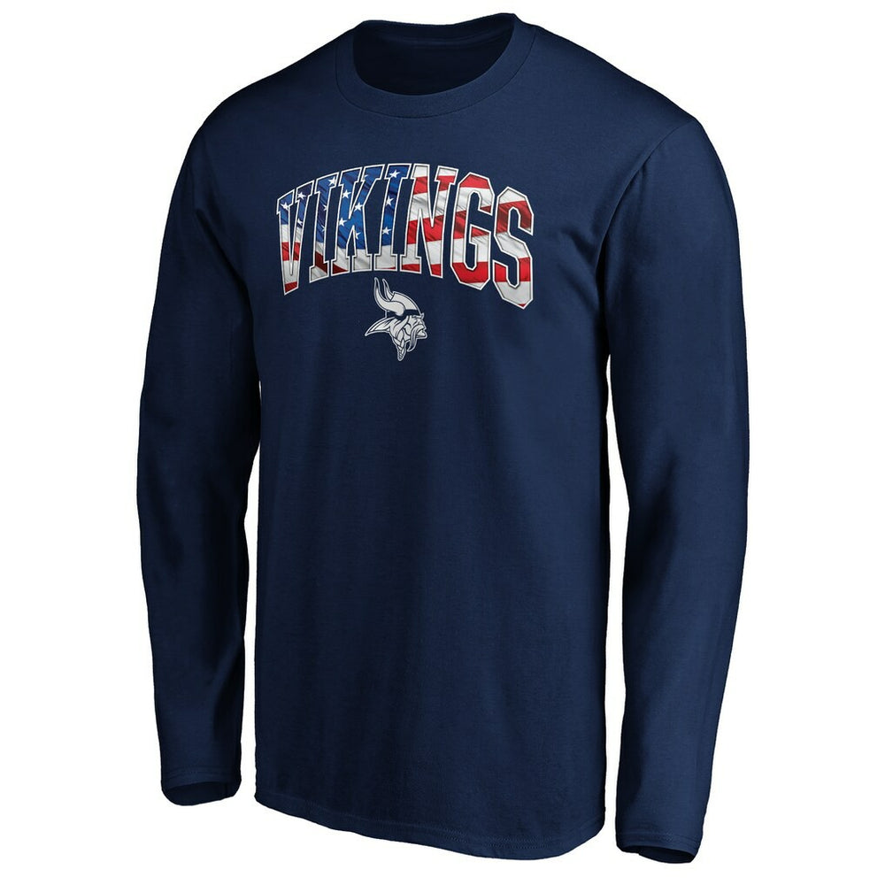 NFL Minnesota Vikings Banner Wave Long Sleeve T-Shirt