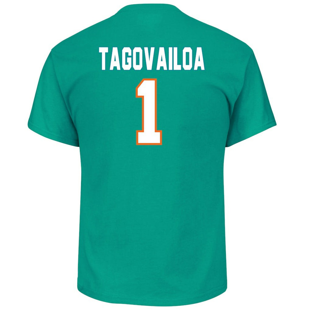 NFL Miami Dolphins Tua Tagovailoa  Big & Tall Player Name & Number T-Shirt