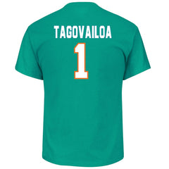 NFL Miami Dolphins Tua Tagovailoa  Big & Tall Player Name & Number T-Shirt
