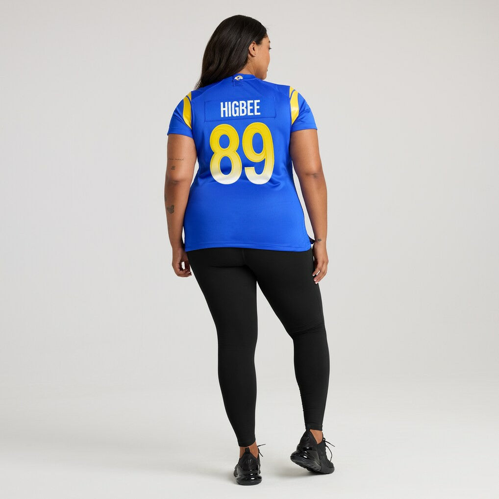 NFL Los Angeles Rams Tyler Higbee  Women's Game Player Jersey