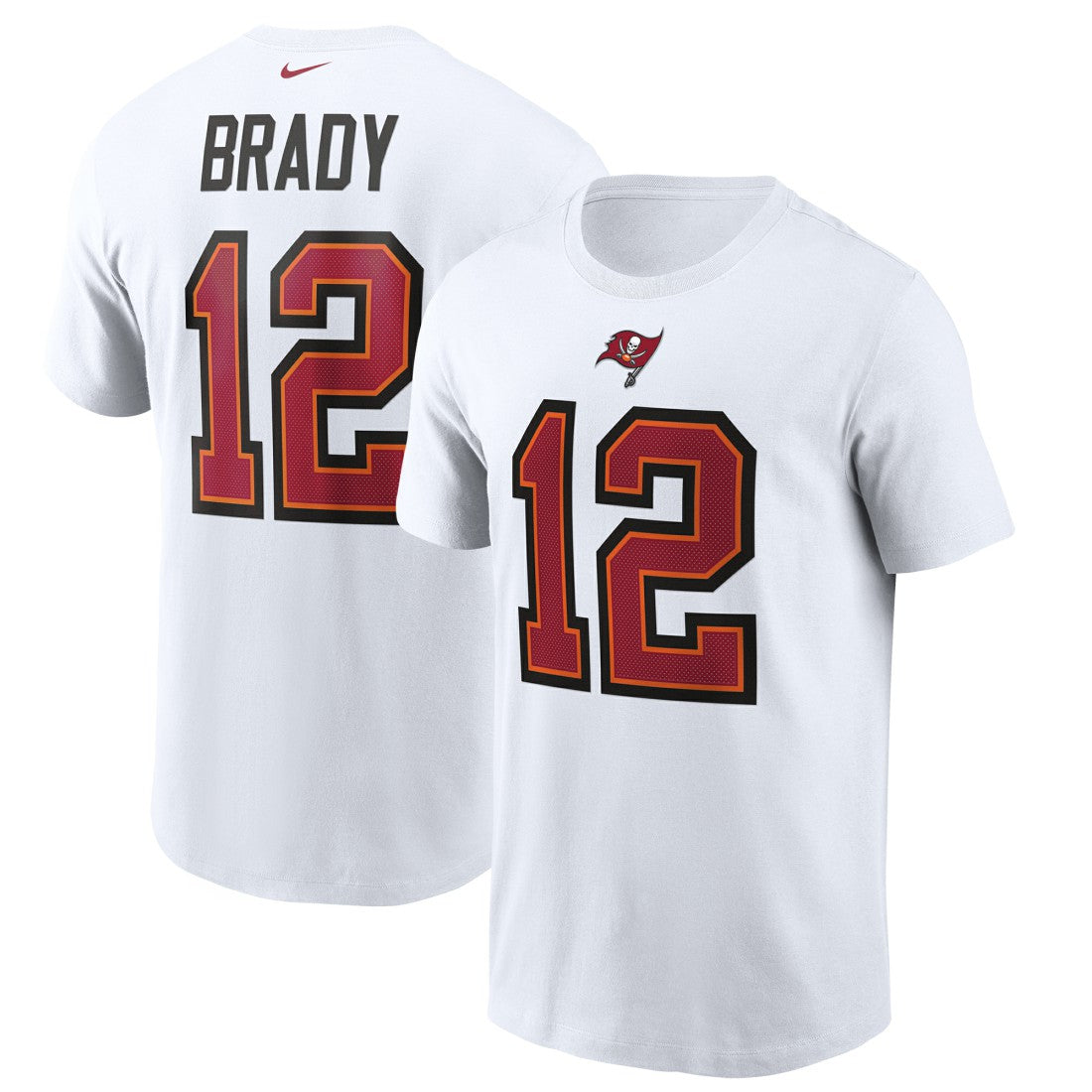 NFL Tampa Bay Buccaneers Tom Brady  Name & Number T-Shirt