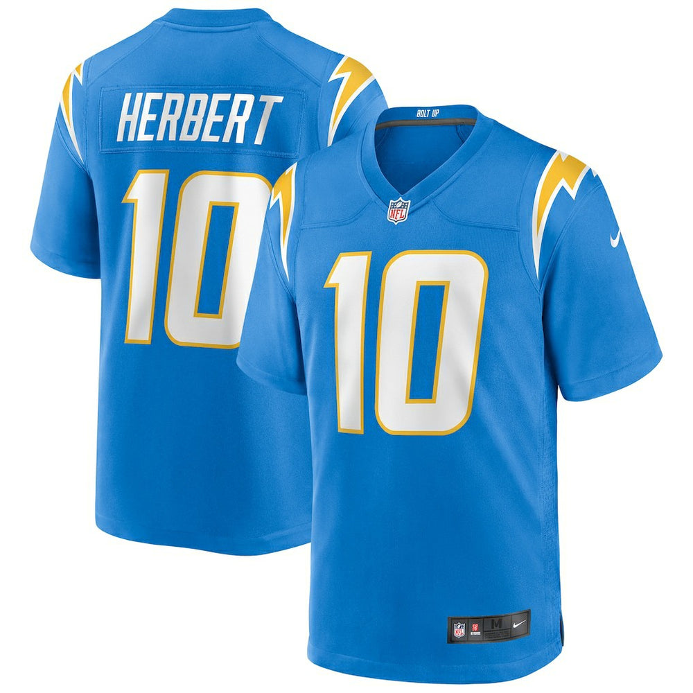 NFL Los Angeles Chargers Justin Herbert  Player Game Jersey
