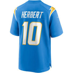 NFL Los Angeles Chargers Justin Herbert  Player Game Jersey
