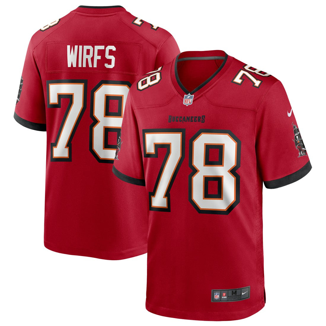 NFL Tampa Bay Buccaneers Tristan Wirfs  Player Game Jersey