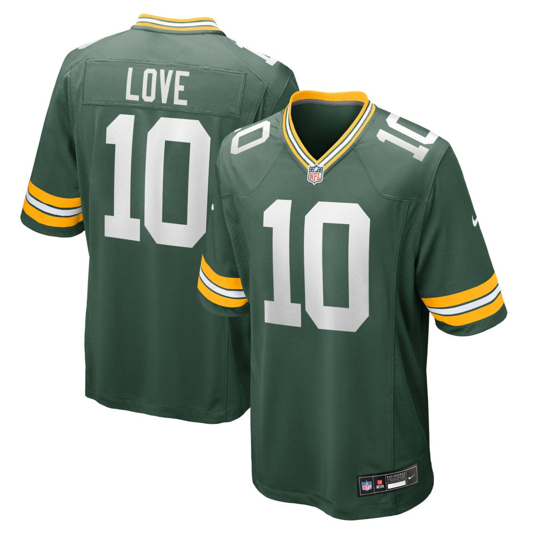 NFL Green Bay Packers Jordan Love  Player Game Jersey