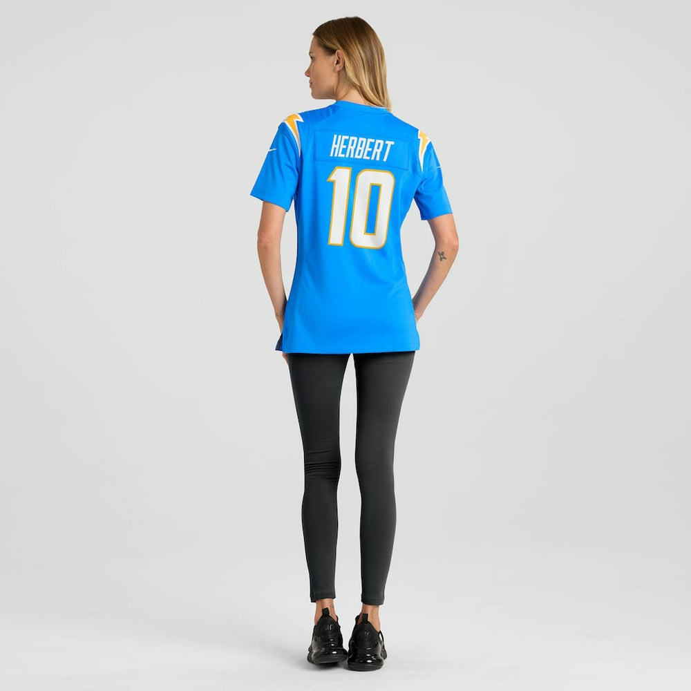 NFL Los Angeles Chargers Justin Herbert  Women's Player Game Jersey