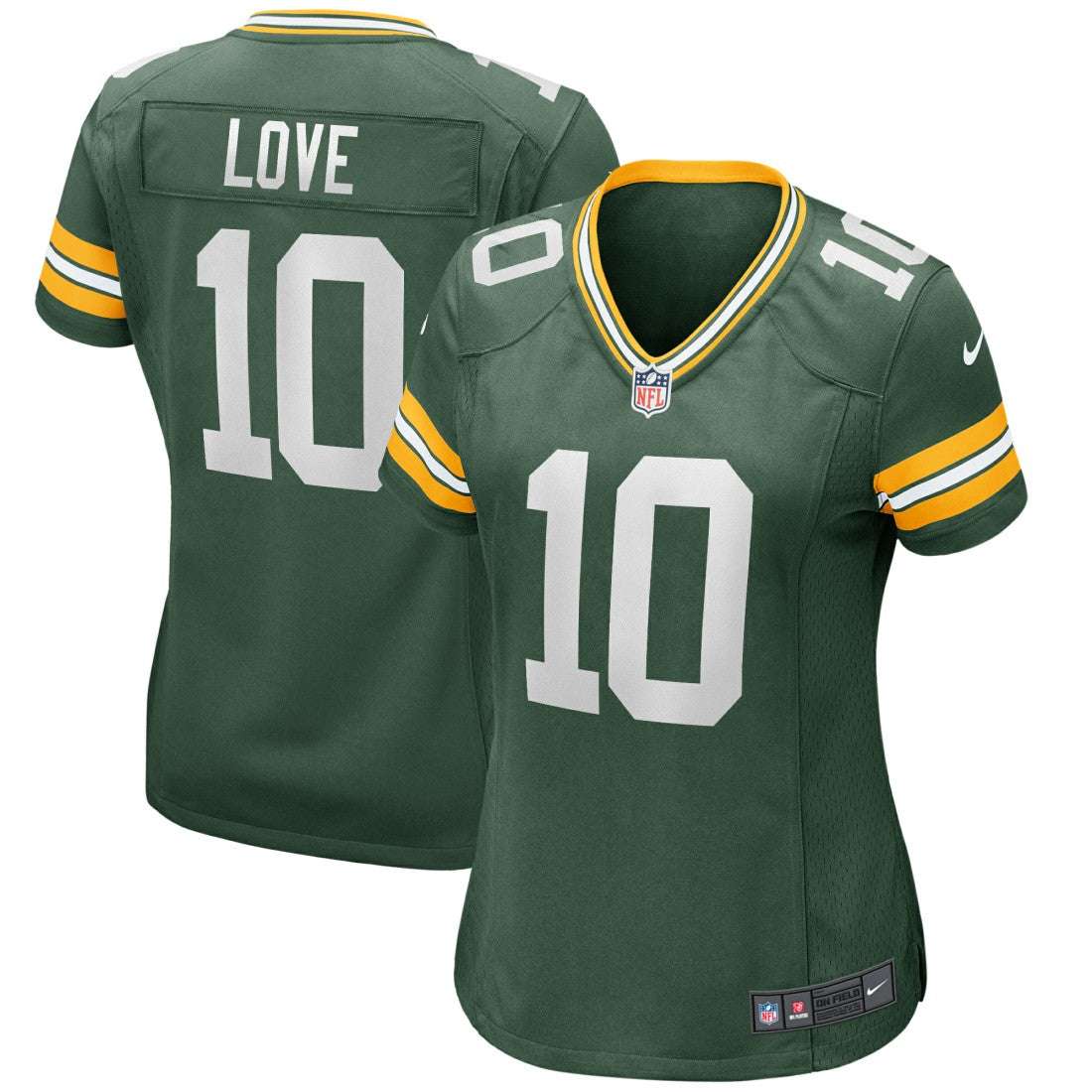 NFL Green Bay Packers Jordan Love  Women's Game Jersey