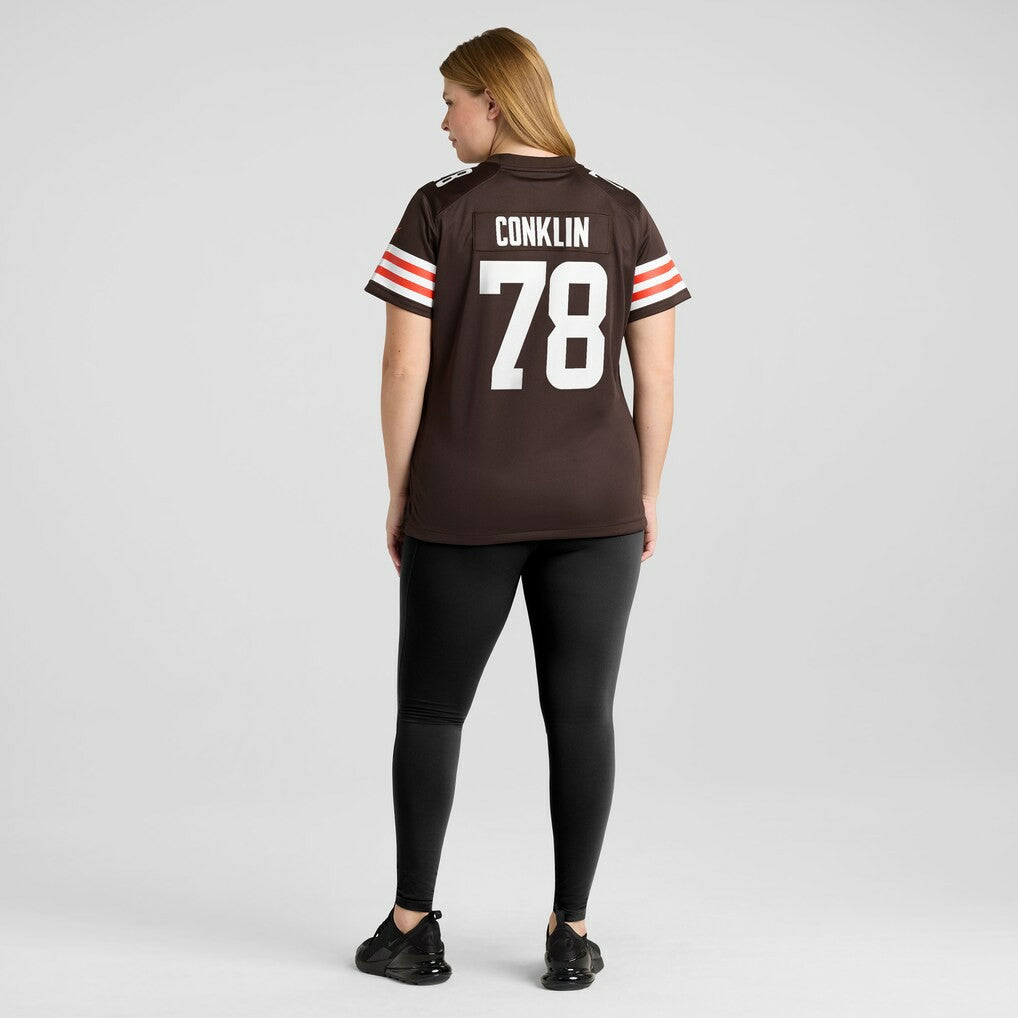 NFL Cleveland Browns Jack Conklin  Women's Player Game Jersey