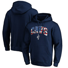 Cleveland Cavaliers Banner Wave Pullover Hoodie sale - Navy outlet