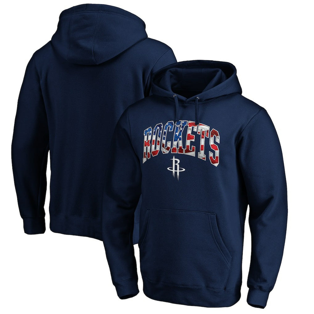 Houston Rockets Banner Wave Pullover Hoodie sale - Navy discount