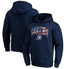 Los Angeles Lakers Banner Wave Pullover Hoodie - Navy sale