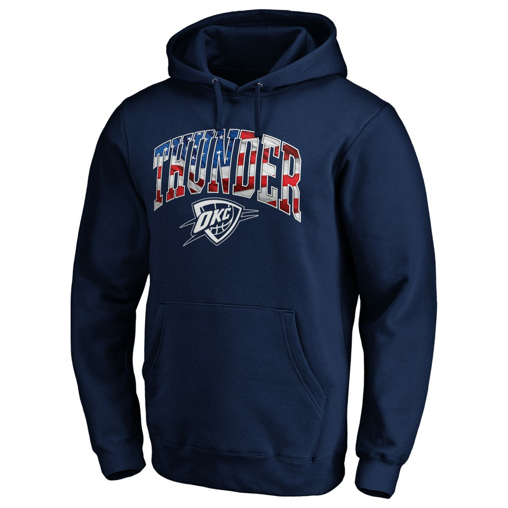 Oklahoma City Thunder Banner Wave Pullover Hoodie - Navy discount