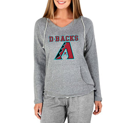 Arizona Diamondbacks Concepts Sport Women's Mainstream Terry Long Sleeve Hoodie Top - Gray