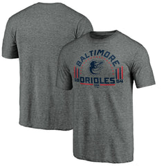 Baltimore Orioles Team Freedom Tri-Blend T-Shirt - Gray