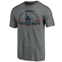 Los Angeles Dodgers Team Freedom Tri-Blend T-Shirt - Gray