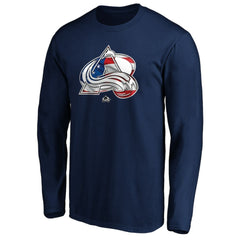 Colorado Avalanche Banner Wave Logo Long Sleeve T-Shirt
