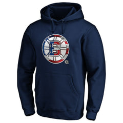 Boston Bruins Banner Wave Logo Pullover Hoodie