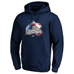 Colorado Avalanche Banner Wave Logo Pullover Hoodie