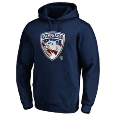 Florida Panthers Banner Wave Logo Pullover Hoodie