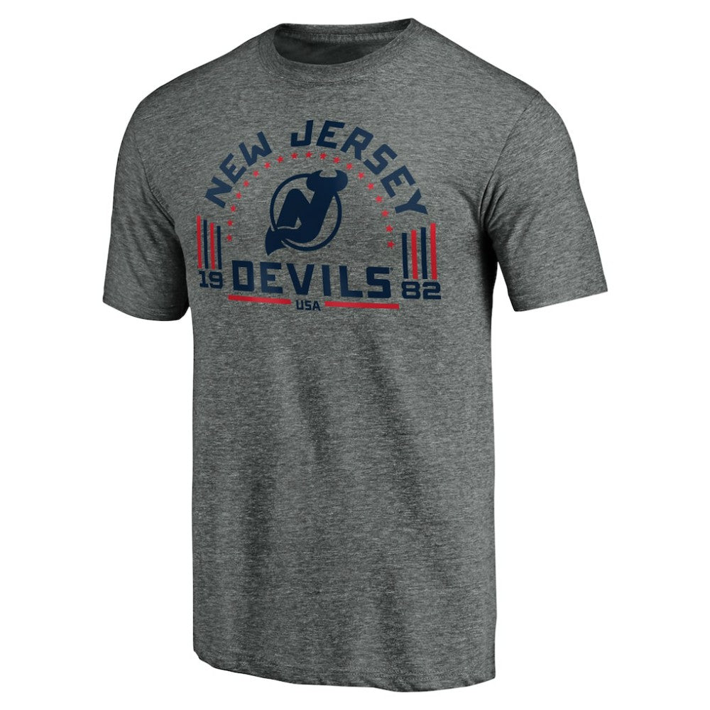 New Jersey Devils Team Freedom Tri-Blend T-Shirt