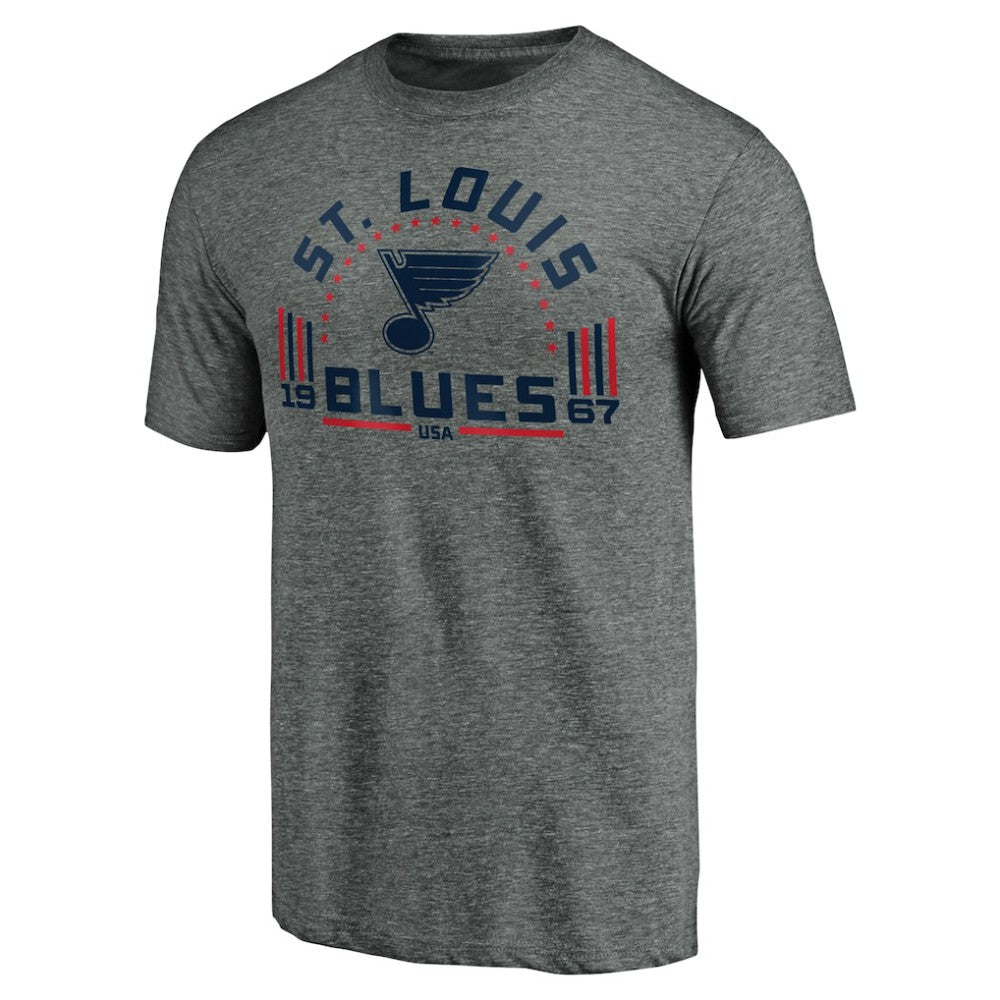 St. Louis Blues Team Freedom Tri-Blend T-Shirt