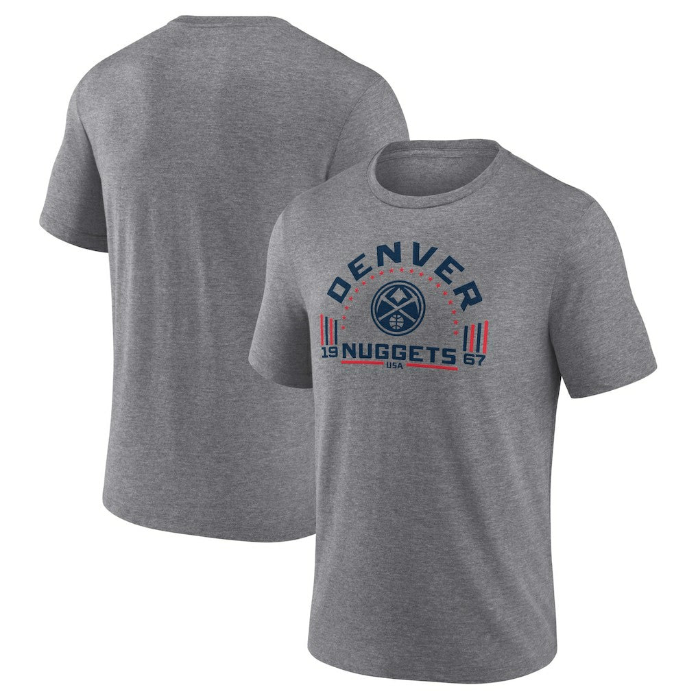 Denver Nuggets Team Freedom Tri-Blend T-Shirt sale - Gray discount