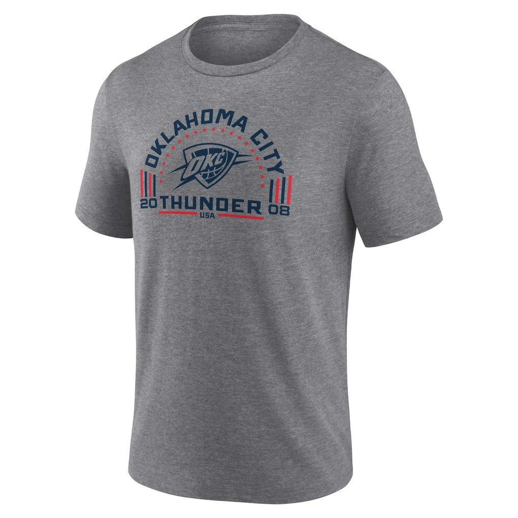Oklahoma City Thunder Team Freedom Tri-Blend T-Shirt - Gray discount