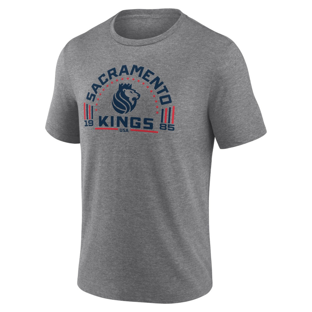Sacramento Kings Team Freedom Tri-Blend T-Shirt - Gray for sale