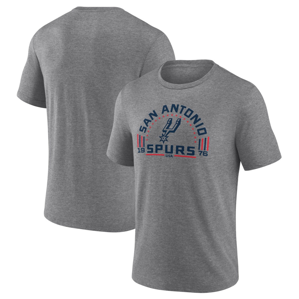 San Antonio Spurs Team Freedom Tri-Blend T-Shirt - Gray sale