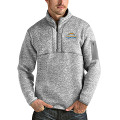 NFL Los Angeles Chargers Antigua Fortune Quarter-Zip Pullover Jacket