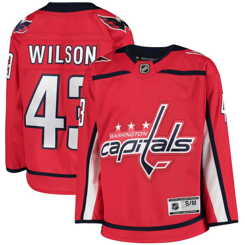Tom Wilson Washington Capitals Youth Home Premier Player Jersey