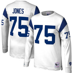NFL Los Angeles Rams Deacon Jones  Throwback Retired Player Name & Number Long Sleeve Top