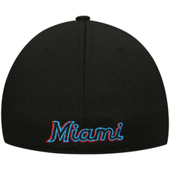 Miami Marlins Clubhouse Alternate 39THIRTY Flex Hat - Black | New Era
