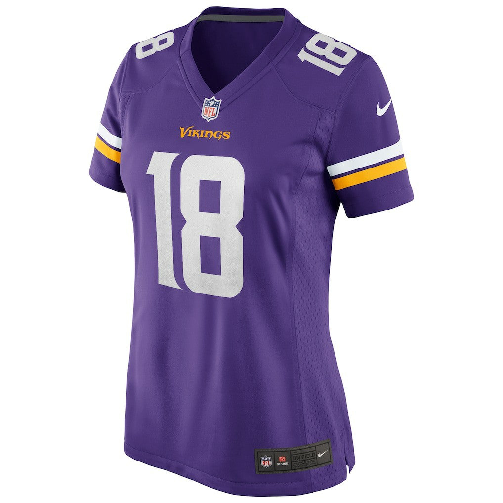NFL Minnesota Vikings Justin Jefferson  Women's Game Jersey