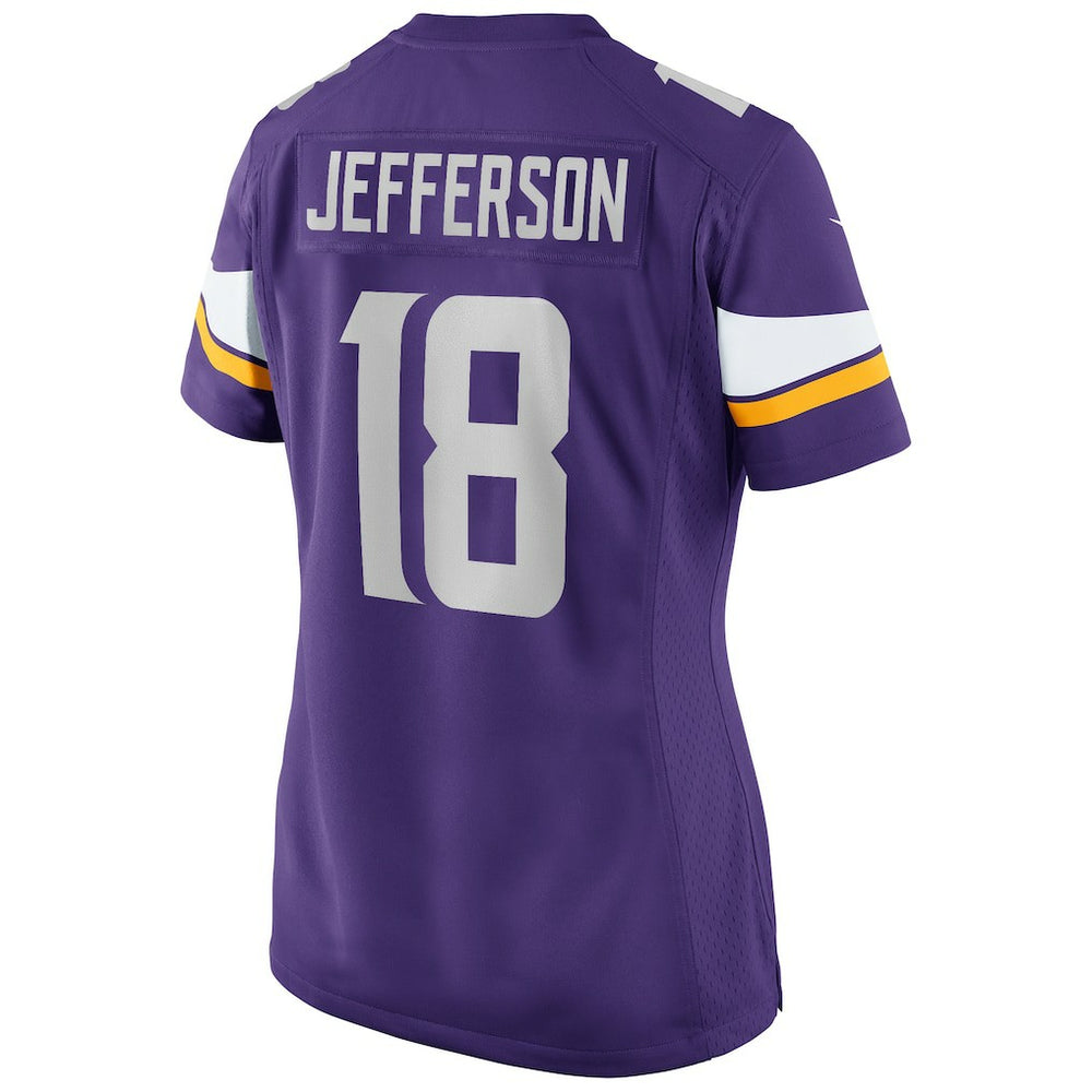NFL Minnesota Vikings Justin Jefferson  Women's Game Jersey