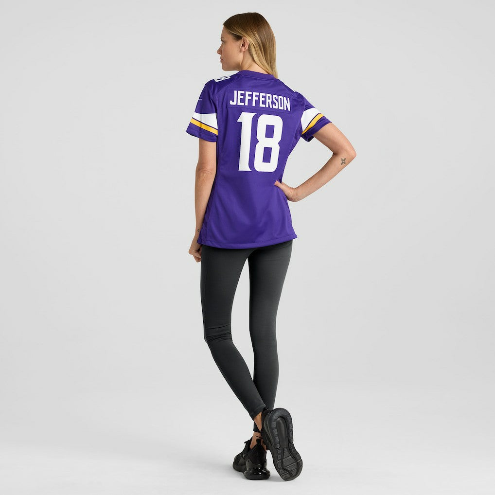 NFL Minnesota Vikings Justin Jefferson  Women's Game Jersey