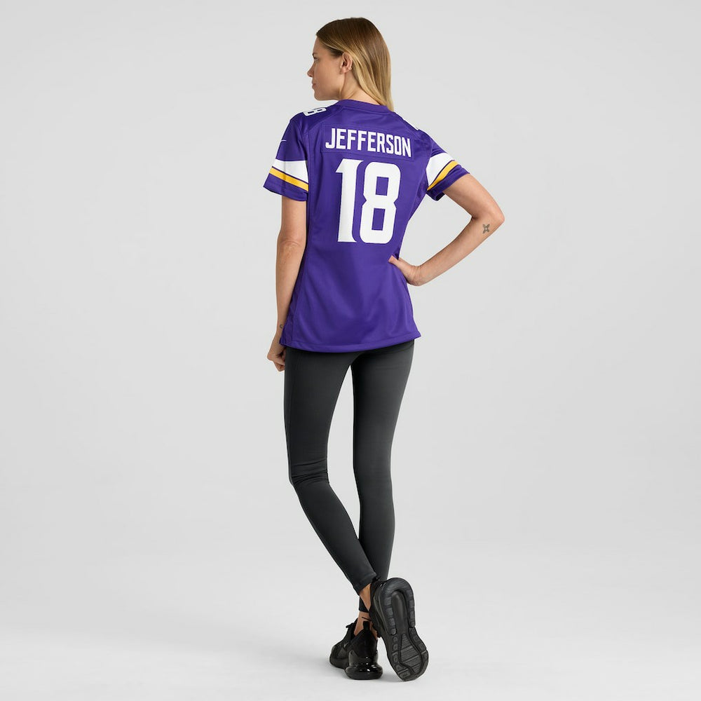 NFL Minnesota Vikings Justin Jefferson  Women's Game Jersey