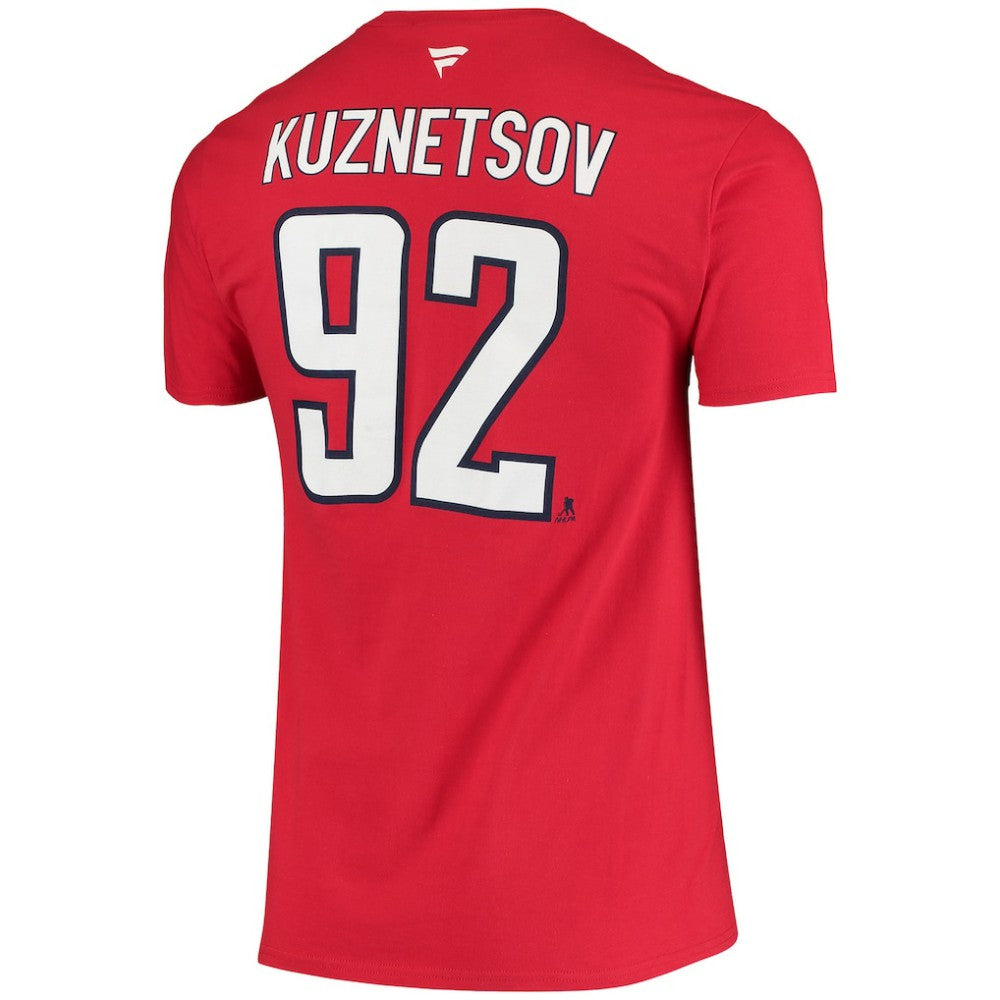 Evgeny Kuznetsov Washington Capitals Fanatics Name & Number T-Shirt