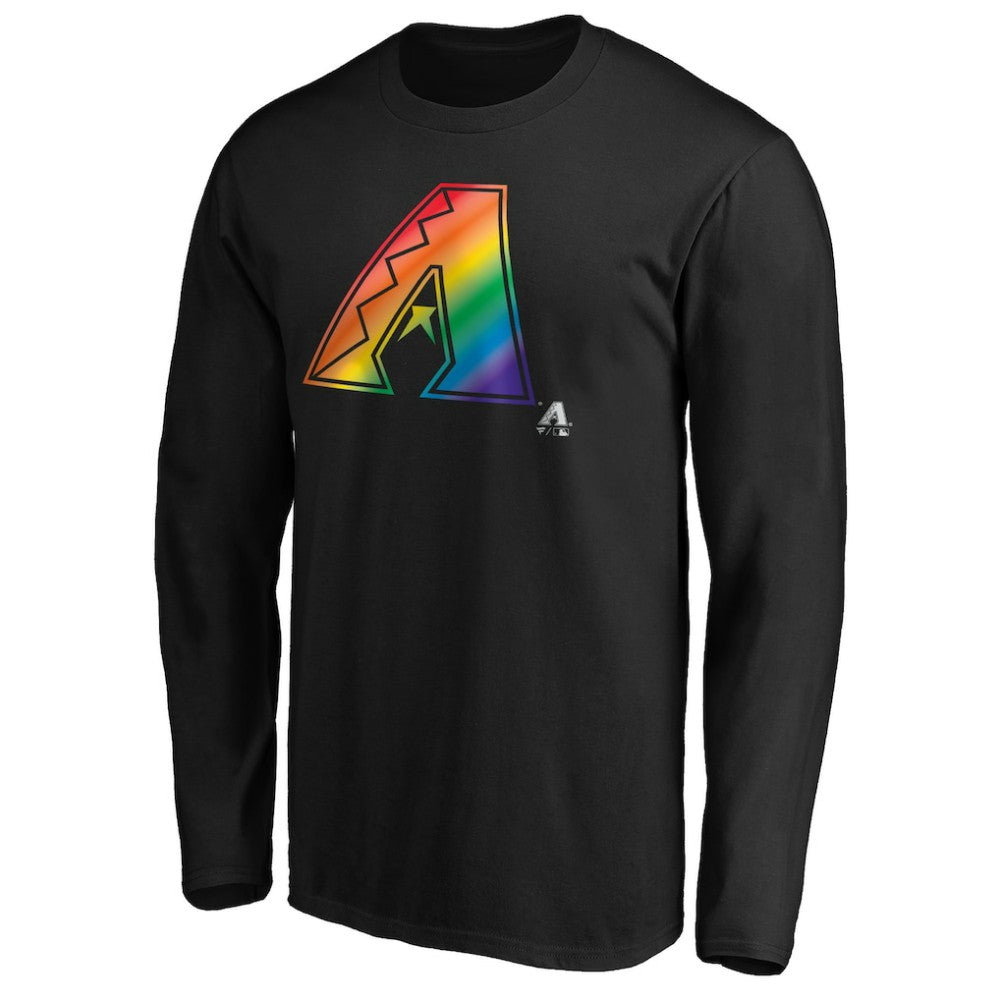 Arizona Diamondbacks Team Pride Logo Long Sleeve T-Shirt - Black