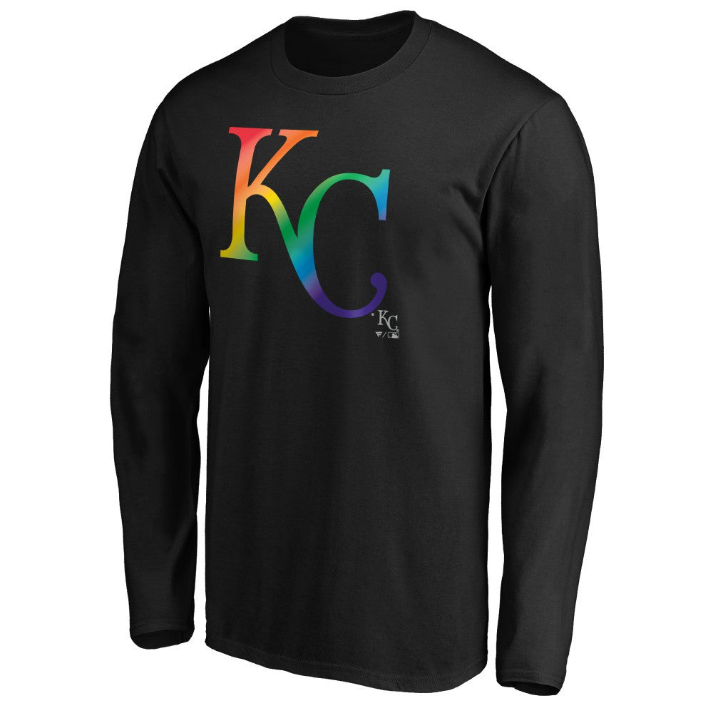 Kansas City Royals Team Pride Logo Long Sleeve T-Shirt - Black