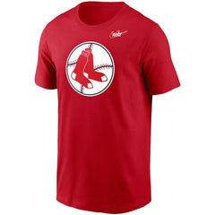 Boston Red Sox Cooperstown Collection Logo T-Shirt - Red | Nike