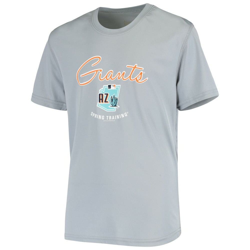 San Francisco Giants Youth Spring Training Script Logo T-Shirt - Gray