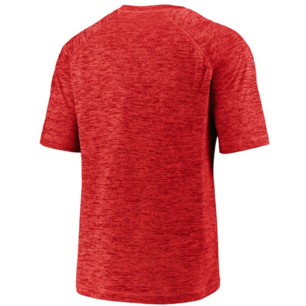 Philadelphia Phillies Line Up Primary Threat Striated T-Shirt - Red