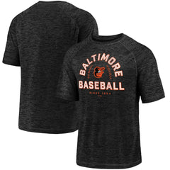 Baltimore Orioles Line Up Primary Threat Striated T-Shirt - Black