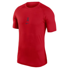Los Angeles Angels Authentic Collection Performance Raglan T-Shirt - Red | Nike