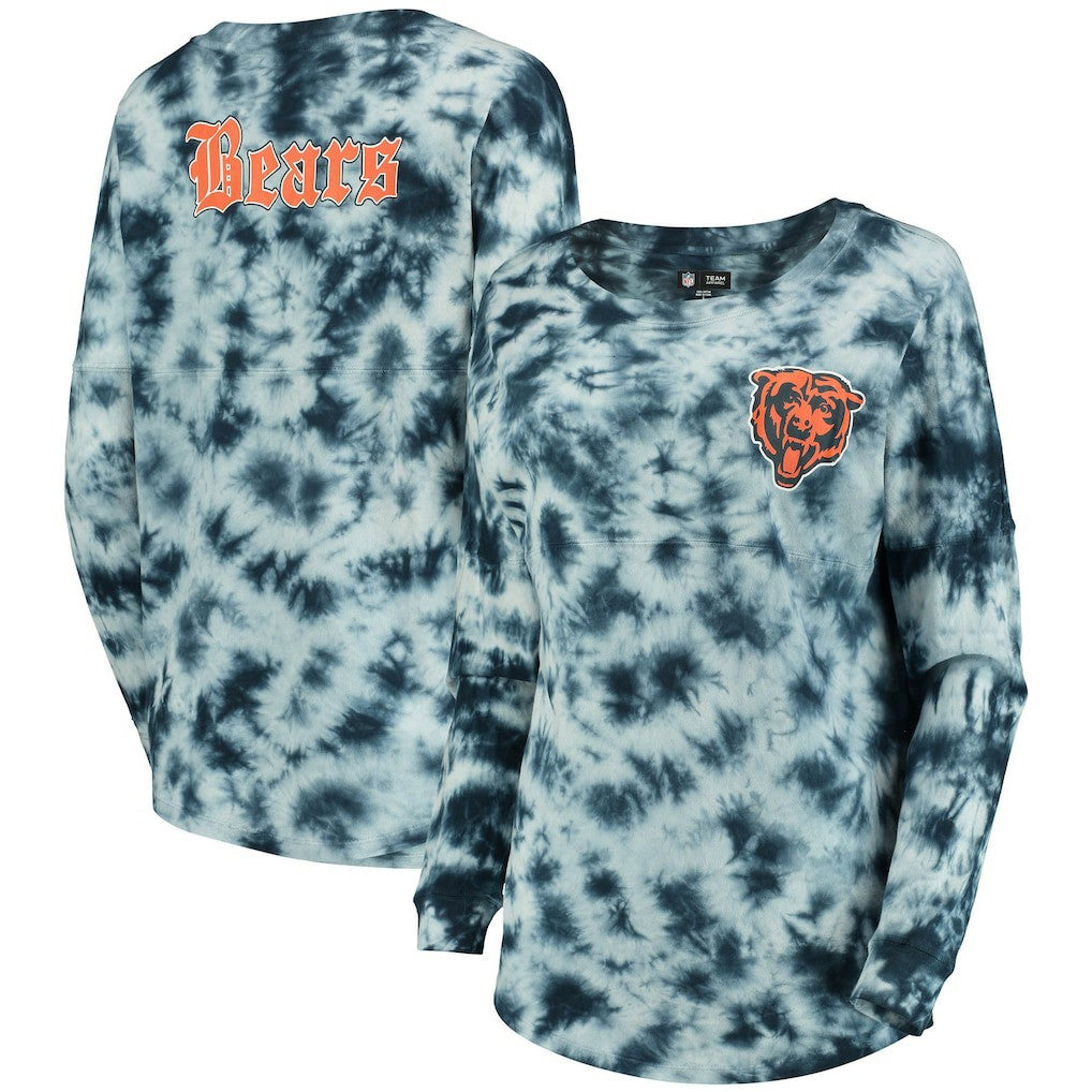 NFL Chicago Bears Women's Tie-Dye Long Sleeve T-Shirt