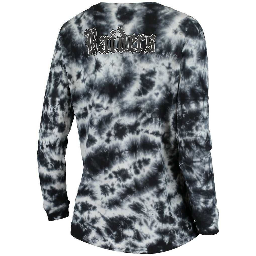 NFL Las Vegas Raiders Women's Tie-Dye Long Sleeve T-Shirt