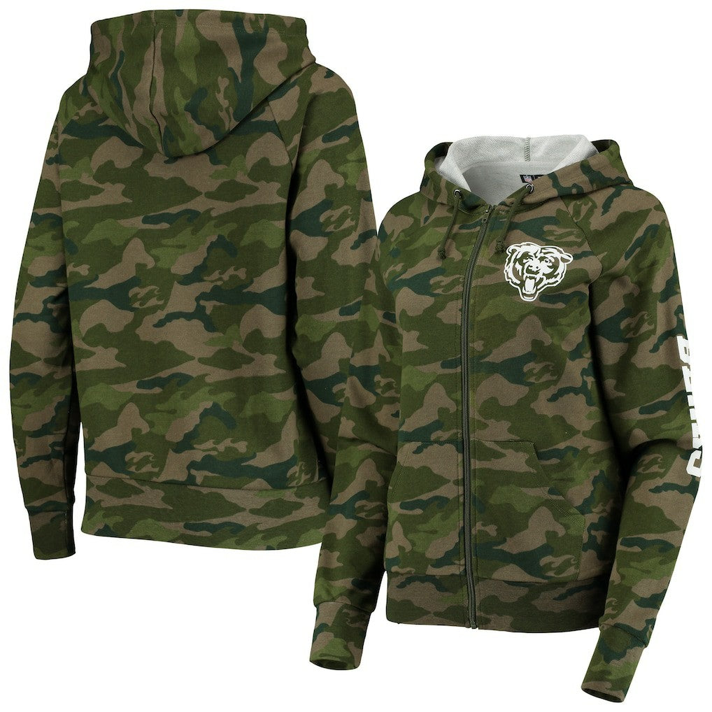 NFL Chicago Bears Women's Raglan Full-Zip Hoodie